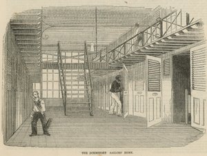 Das Sailors Home, Ratcliff: Das Schlafsaal von English School