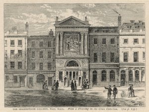Die Shakespeare Galerie in Pall Mall von English School