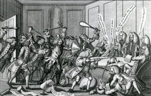 Die Belagerung von Warwick-Castle, oder die Schlacht zwischen den Fellows und Licenciates, 1768