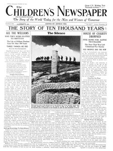 Das Schweigen des Gedenktages, Titelseite der 