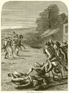 Das Gefecht bei Lexington von English School