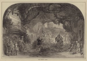 Der Schlafende Hof (Gravur) von English School