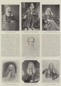 Die Sprecher des Jahrhunderts (Lithografie) von English School