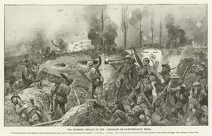 Die großartige Tat der Kanadier auf dem Passchendaele-Rücken, Erster Weltkrieg