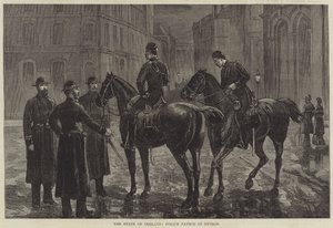 Der Zustand Irlands, Polizeipatrouille in Dublin von English School