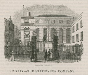 Die Stationers Company: Halle der Gesellschaft von English School