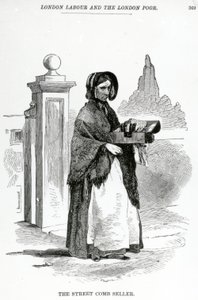 Der Straßenkammverkäufer, ca. 1840 von English School