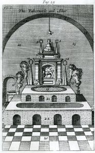 Das Tabernakel und der Altar (Stich)