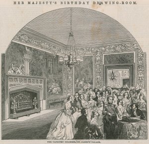 Der Tapisserie-Saal im St Jamess Palace von English School