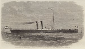 Das eiserne Dampfschiff "Telegraaf", kürzlich gebaut von Messers Fop, Smit, Junior und Company, Kinderdyk, in der Nähe von Rotterdam von English School