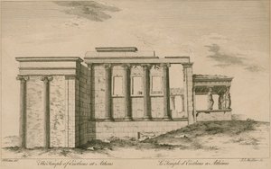 Der Tempel des Erechtheus in Athen von English School