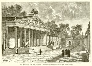 Der Sonnentempel in Rom (Restaurierung von Gerhard) von English School