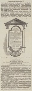 Das Times-Denkmal (Gravur)