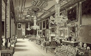 Der Vandyke-Raum, Windsor Castle von English School