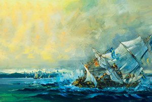 Die Vasa sinkt von English School