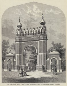 Der Victoria-Bogen, Peel Park, Salford von English School
