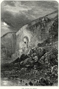 Die Mauern von Sedan (Gravur)
