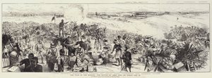Der Krieg im Sudan, die Schlacht von Abou Kru oder Gubat von English School