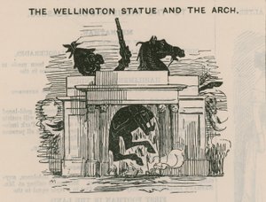 Die Wellington-Statue und der Bogen von English School
