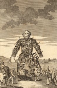 Der Weidenmann der Druiden, aus The Complete English Traveller, oder eine neue Umfrage und Beschreibung von England und Wales, veröffentlicht 1771 von English School