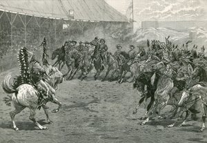 Die Wild West Show in Earls Court, West Brompton, London von English School
