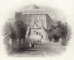Der Aufstieg zum Kapitol in Washington von English School