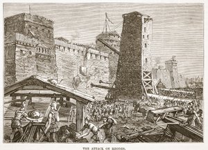 Der Angriff auf Rhodos von English School