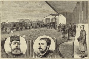 Der Anschlag auf das Leben der Königin (Gravur)