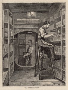 Der Batterieraum von English School