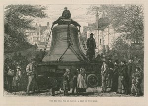 Die große Glocke für die St. Pauls Kathedrale von English School