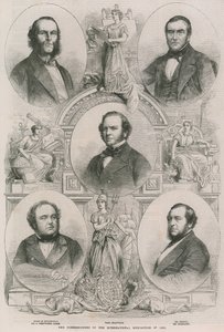 Die Kommissare der Internationalen Ausstellung von 1862 von English School