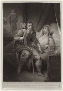 Die Tochter von Cromwell drängt ihn zur Reue von English School
