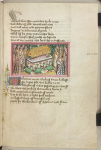 Die Beisetzung von Edmund in Bury St Edmund
