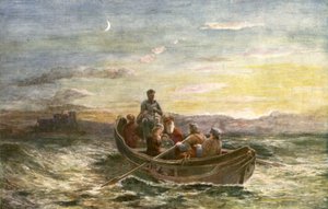 Die Flucht von Maria Stuart aus Schloss Loch Leven von English School