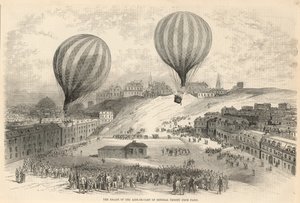 Die Flucht des Adjutanten von General Trochu aus Paris