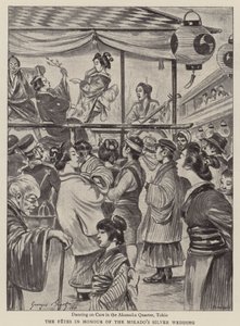 Die Feste zu Ehren der Silberhochzeit des Mikado von English School