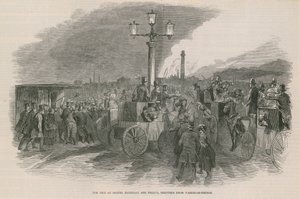 Das Feuer bei Messrs Maudslay und Fields von English School