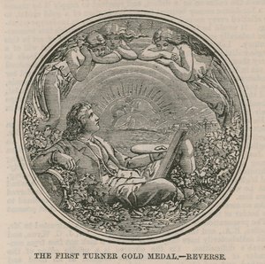 Die erste Turner Goldmedaille (Rückseite) von English School