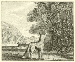 Der Fuchs und die Trauben von English School