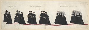 Der Trauerzug von Königin Elisabeth I. zur Westminster Abbey, 28. April 1603