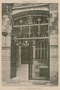 Das Tor, Kinderkrankenhaus, Finsbury; Fotografie von English School