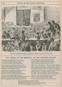 Die große moralische Lektion im Horsemonger Lane Gaol von English School