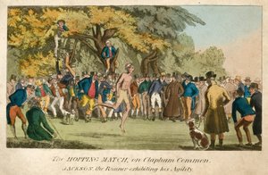 Das Hüpfen auf Clapham Common