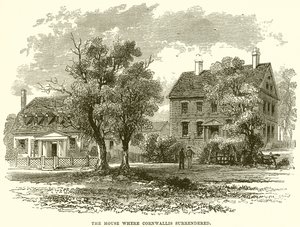 Das Haus, in dem Cornwallis kapitulierte von English School