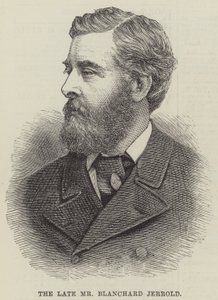 Der verstorbene Mr. Blanchard Jerrold (Stich) von English School