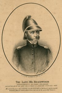 Der verstorbene Mr. Braidwood, Superintendent der London Fire Brigade von English School