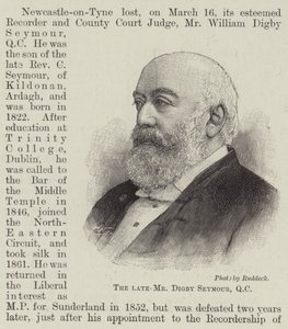 Der verstorbene Herr Digby Seymour, QC von English School