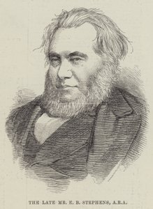 Der verstorbene Herr E B Stephens, ARA (Stich) von English School