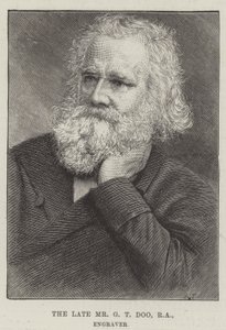 Der verstorbene Mr. G. T. Doo, RA, Graveur