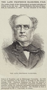 Der verstorbene Professor Harkness (Gravur) von English School